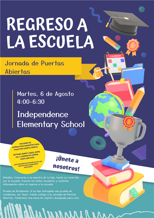 spanish open house flyer